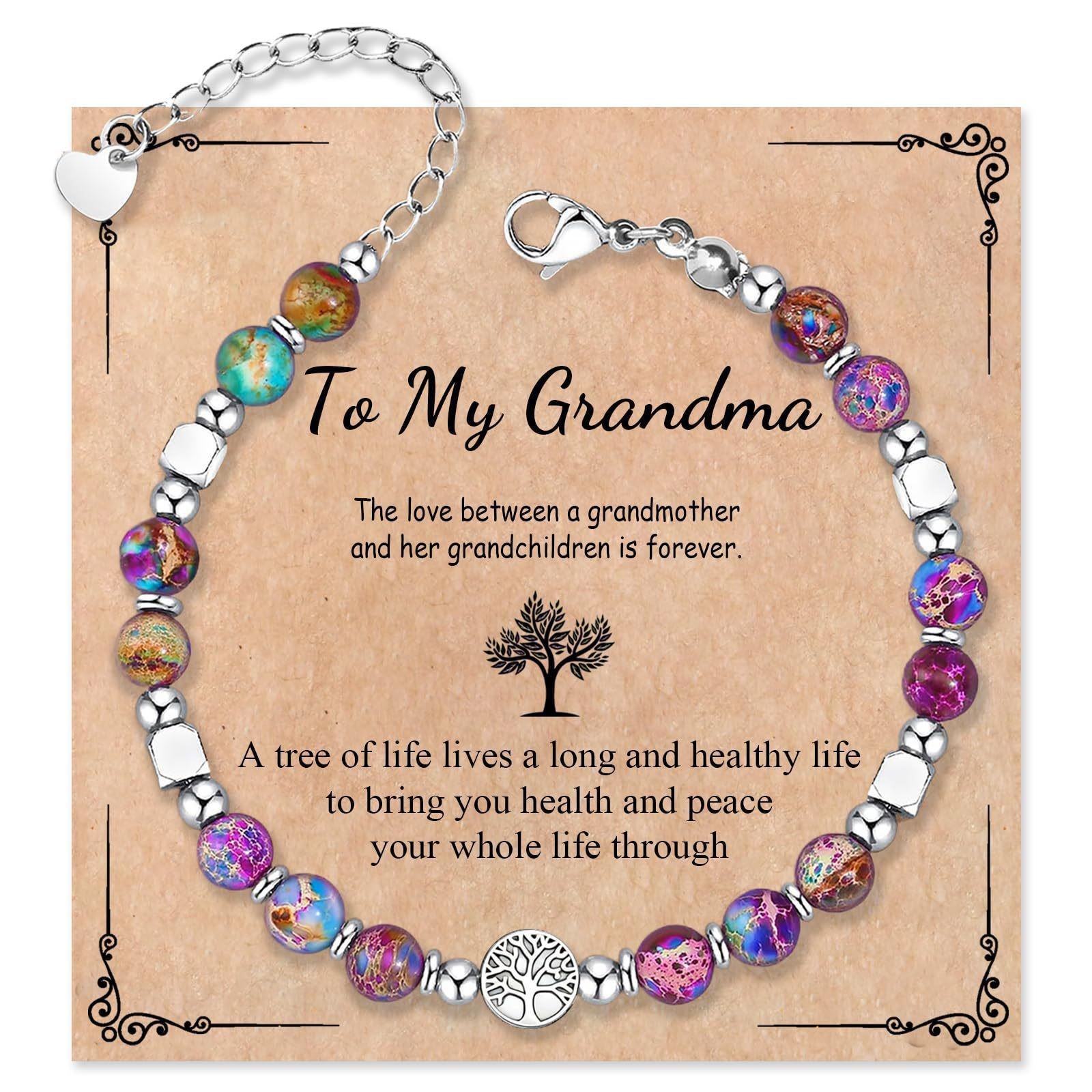 Women Accessories In Amazon - Amazon grenzübergreifendes neues Naturstein-Blumen-Armband aus lila