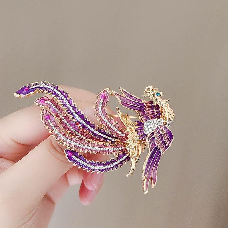 Women'S Accessories Categories - Unisex Emaille Tier Vogel Kategorie Pin