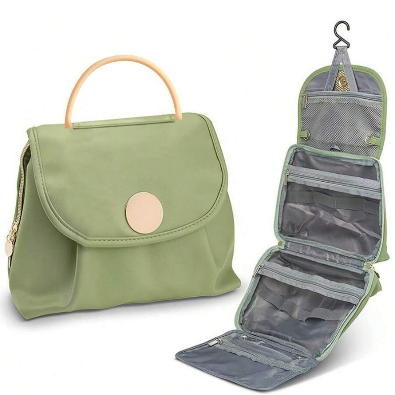 Women Accessories List - Wasserdichter Kulturbeutel zum Aufhängen, Reise-Organizer für