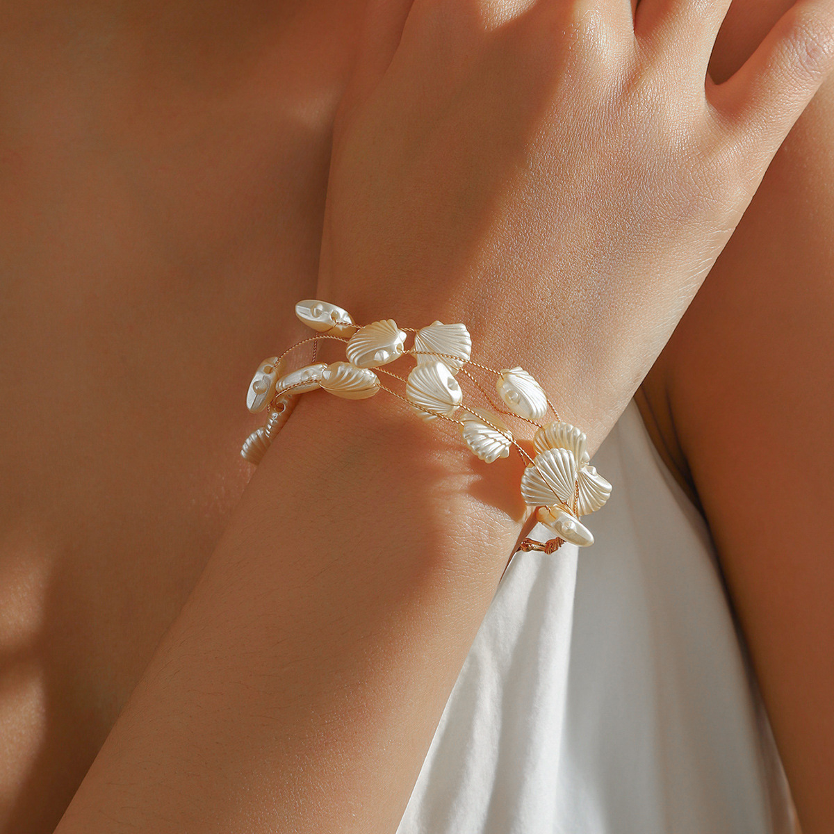 Women Accessories In Amazon - Accessoires im Barock-Stil, Imitationsperlen-Armband für Damen,