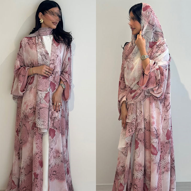 Women Accessories Dubai - Eid Ramadan Muslimische Damenkleider Abaya mit