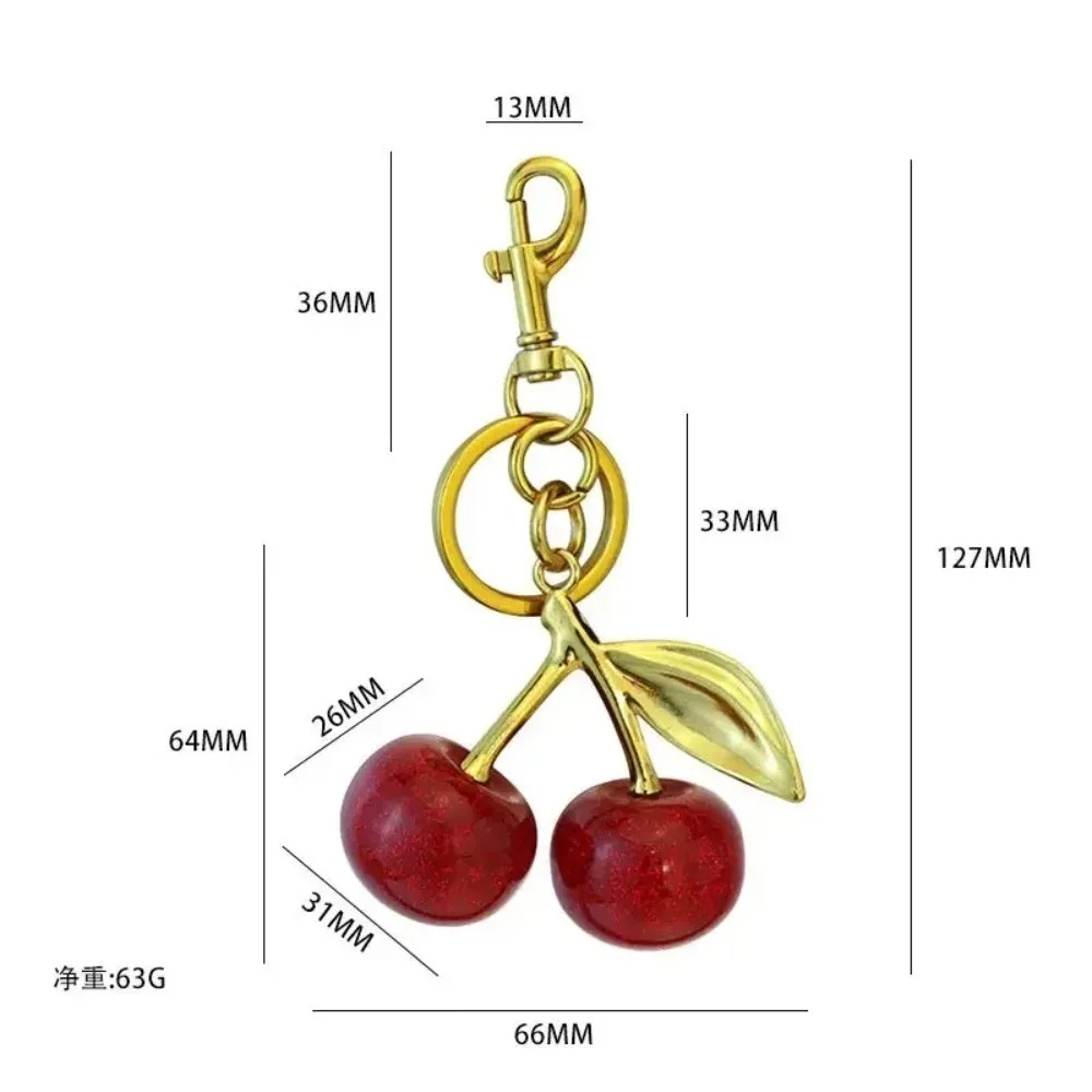 Women'S Accessories Coach - 1 Stück trendiger Taschenanhänger mit Kristallkirsche,