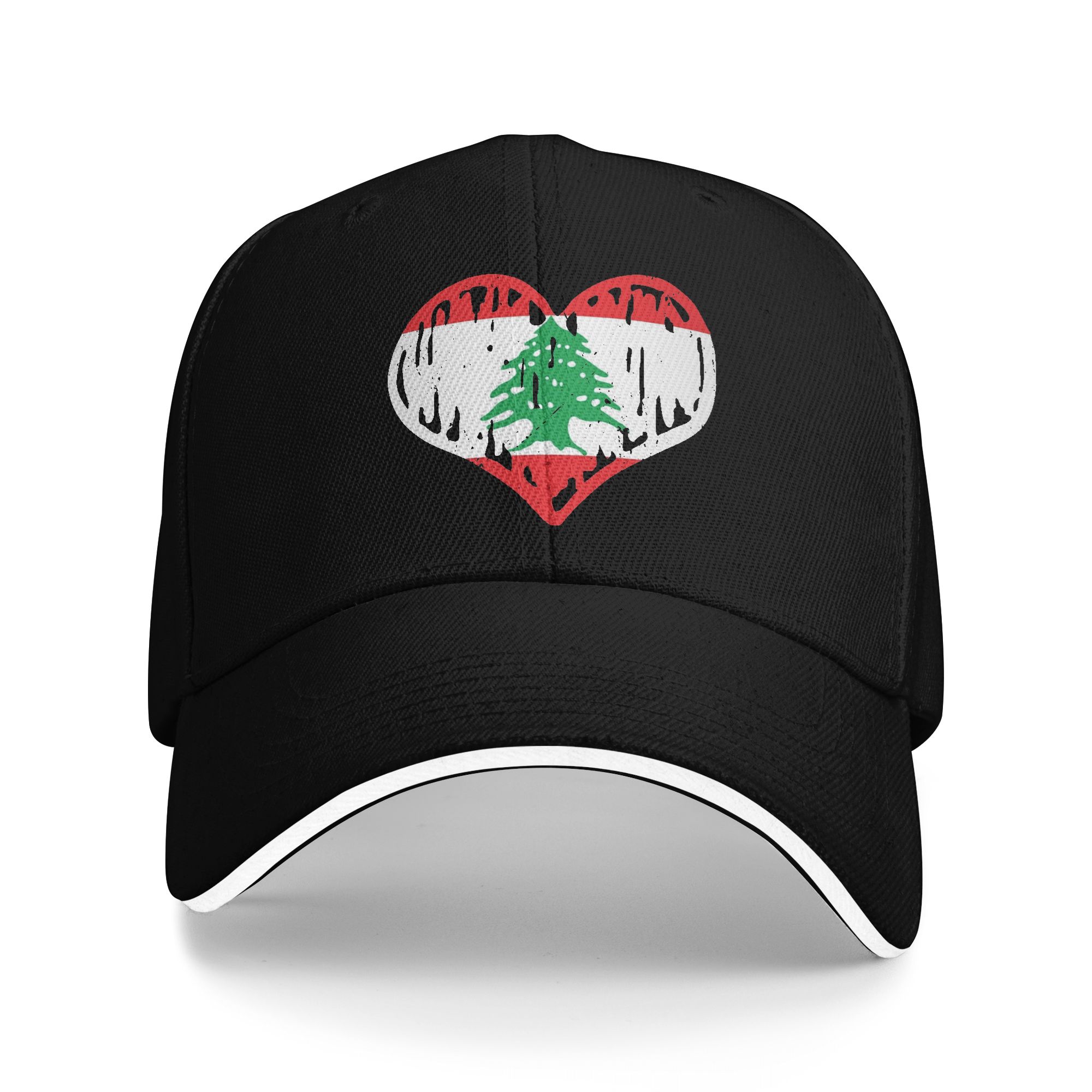Women Accessories Lebanon - Libanon-Flagge, Herz-Accessoires, für Männer und Frauen,