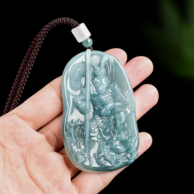 Women Accessories Gift - Burmesische Jade-König-der-Affen-Anhänger-Halskette, Vintage-Luxusgeschenke für Frauen, Modeaccessoires,