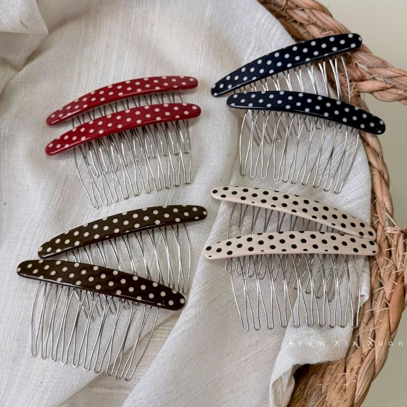 * Neue Haarkämme mit Polka-Dot – Women Accessories Sale Bewertung und Preis