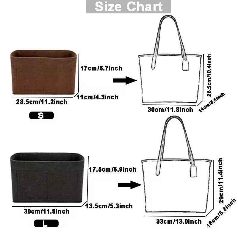 Taschen-Organizer aus Filz, In – Women'S Accessories Coach Bewertung und Preis