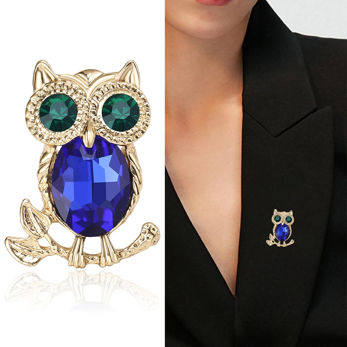 Strass-Eulen-Broschen für Dame – Women'S Accessories Categories Bewertung und Preis