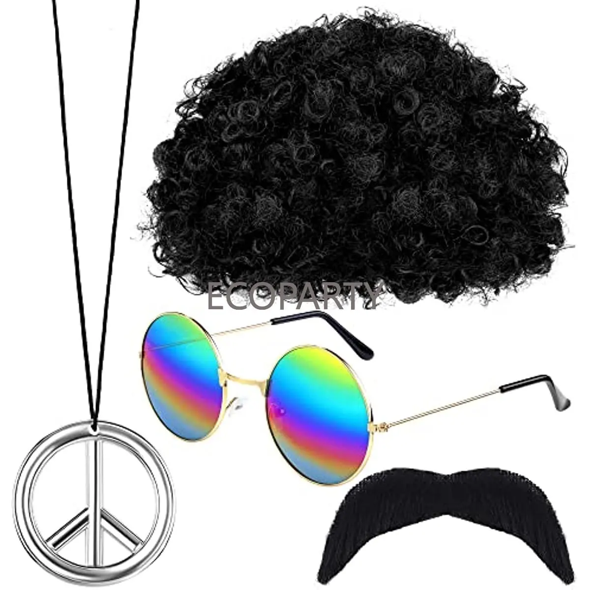 Hippie-Kostüm-Zubehör, 70er-Ja – Women'S Accessories In The 70S Bewertung und Preis