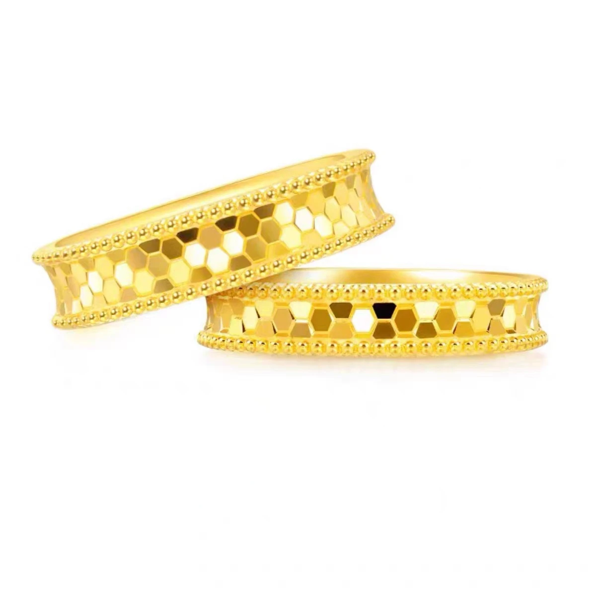 Reines Gold Farbe Glanz Waben  – Women Accessories Dubai Bewertung und Preis