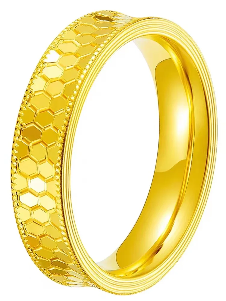 Reines Gold Farbe Glanz Waben  – Women Accessories Dubai Bewertung und Preis