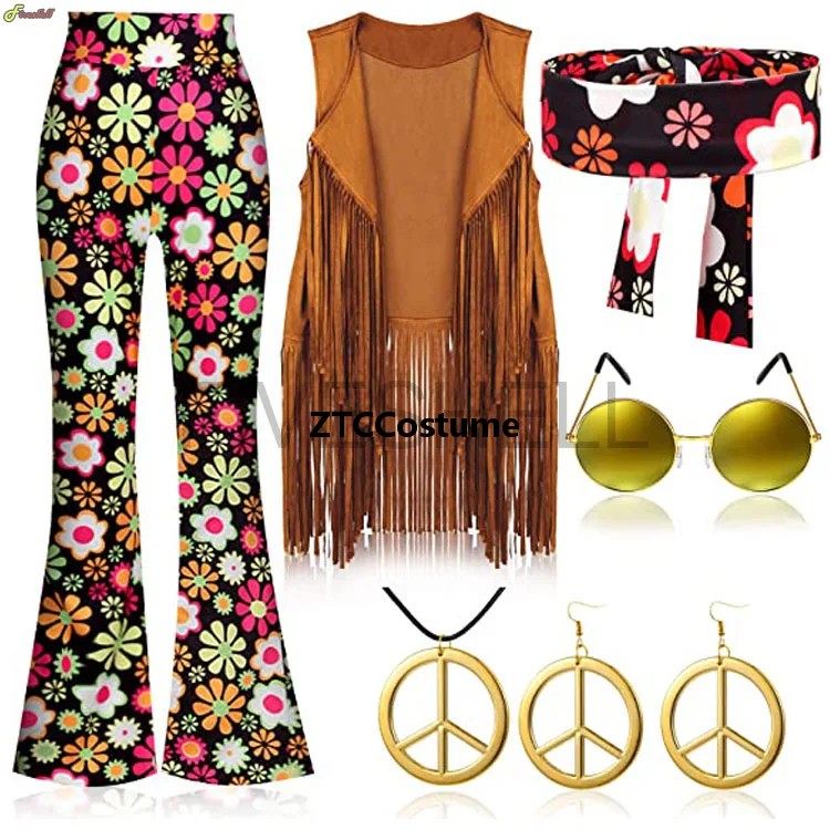 Hippie-Kostüm für Damen, 60er  – Women'S Accessories In The 70S Bewertung und Preis