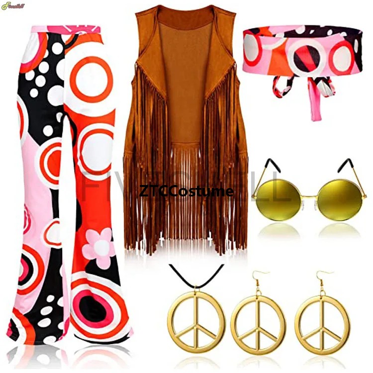 Hippie-Kostüm für Damen, 60er  – Women'S Accessories In The 70S Bewertung und Preis