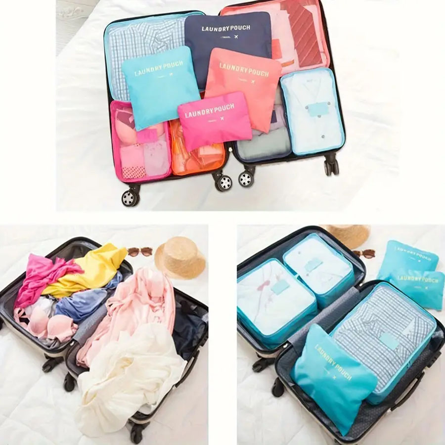 6 stücke Reise Veranstalter La – Women Accessories List Bewertung und Preis