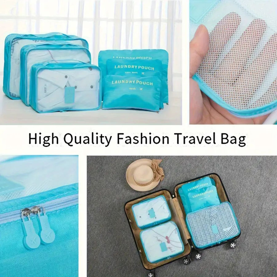 6 stücke Reise Veranstalter La – Women Accessories List Bewertung und Preis