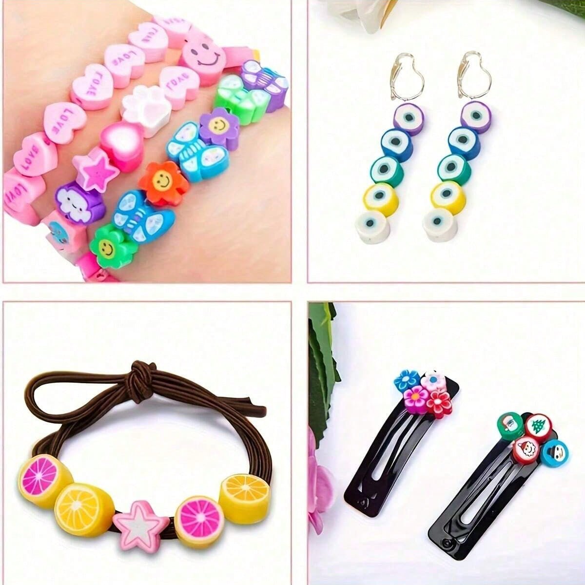 1450/1200/250 Stück Polymer Cl – Women Accessories Bracelet Bewertung und Preis