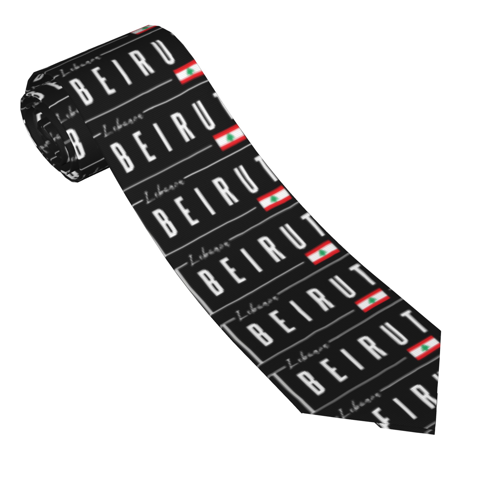 Beirut Libanon Flagge Krawatte – Women Accessories Lebanon Bewertung und Preis