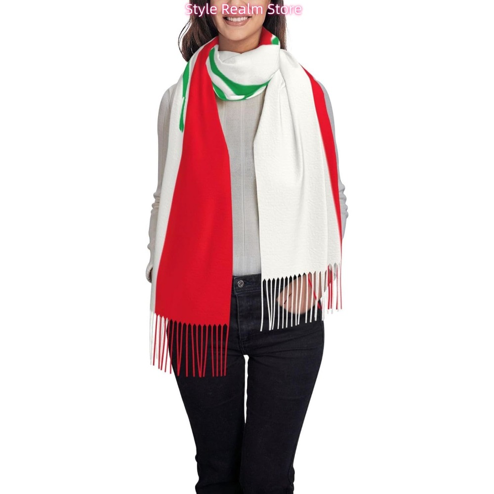Polyester-Schal mit Flagge des – Women Accessories Lebanon Bewertung und Preis