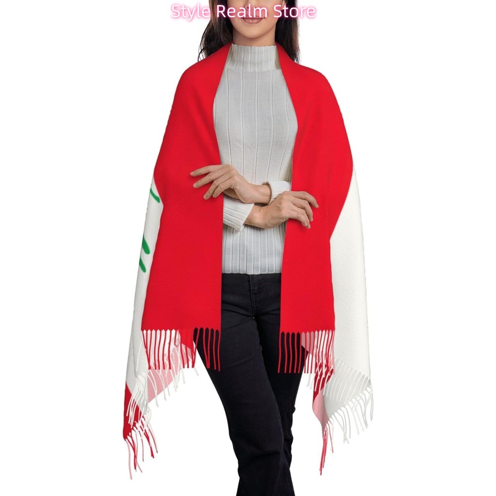 Polyester-Schal mit Flagge des – Women Accessories Lebanon Bewertung und Preis