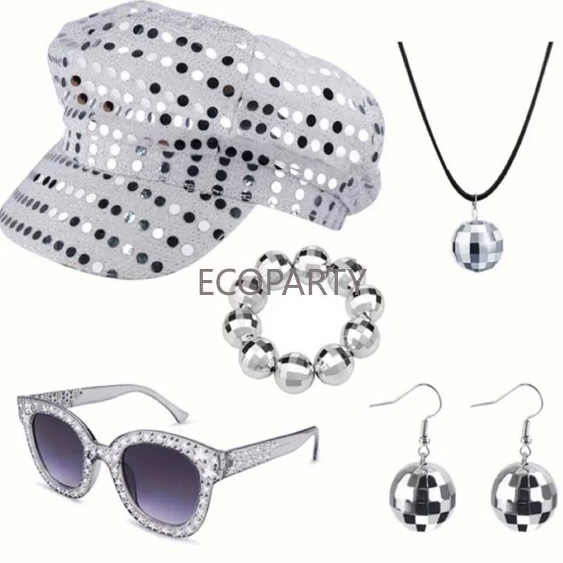 2024 3PCS/5PCS 70er Jahre Disc – Women'S Accessories In The 70S Bewertung und Preis