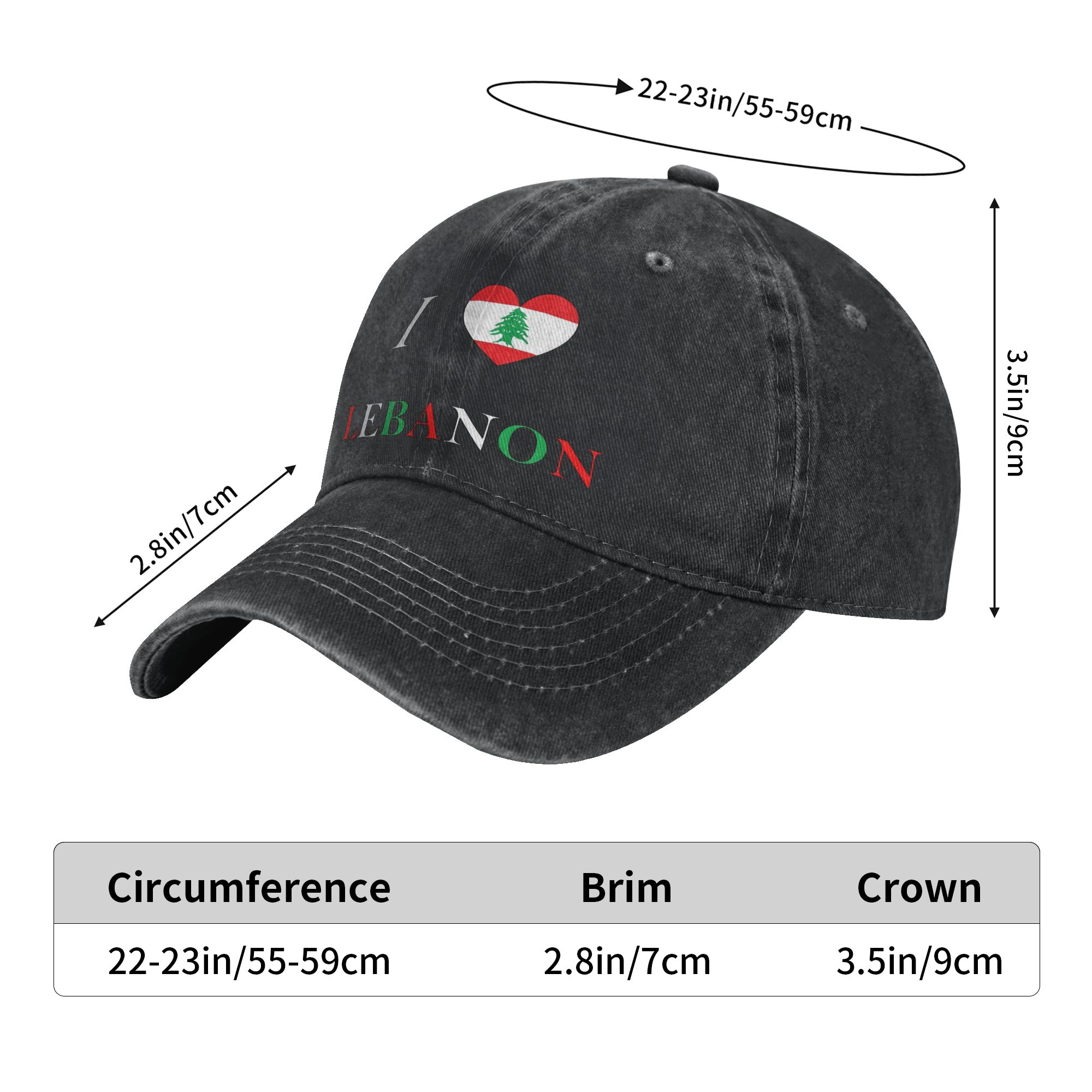 Trucker-Hüte mit Libanon-Flagg – Women Accessories Lebanon Bewertung und Preis