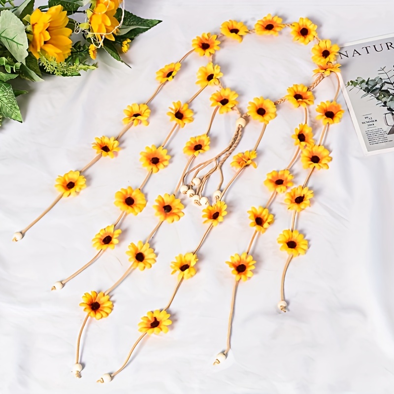Blumen-Hippie-Stirnband, Blume – Women'S Accessories In The 70S Bewertung und Preis